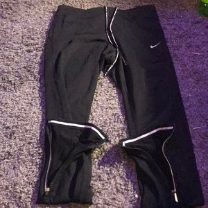 Zip/ tie leggings